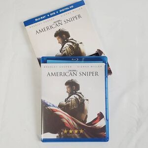 American Sniper Blu-ray + DVD + Digital HD Bradley Cooper Clint Eastwood (2014)